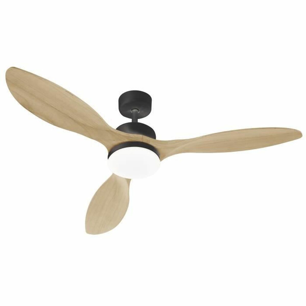 3431541124394 - Deckenventilator mit Lampe Ø 137 cm 100 W Schwarz 3431541124394 - Deckenventilator mit Lampe Ø 137 cm 100 W Schwarz
