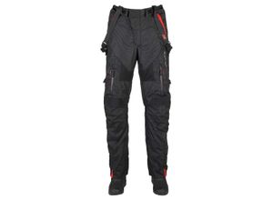 3435980344955 - Motorradhose Gravity Schwarz-Rot