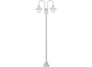 3441200292289 - Torana - Garten-Pollerleuchte E27 220 cm Aluminium 2-Laterne Weiß