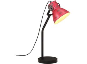 3441200763475 - Schreibtischlampe 25 w Rot 17x17x60 cm E27