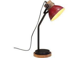 3441200768999 - Schreibtischlampe 25 w Rot 18x18x60 cm E27