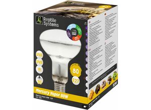 3443982170137 - Reptile Systems - D3 uv Basking Lamp E27 - 80W Mini