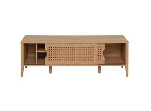 3456850118919 - TV-Möbel mit 2 Schiebetüren Rotary Dekor Calicosy Klares Holz