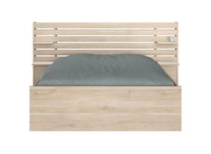 3456850137415 - Bett mit Liegefläche 140x190-200 2 Schubladen - Escale