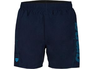 3468336964606 - arena Badehose Logo-Print Gummibund für Herren blau XXL