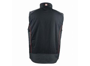 3473833212174 - - Weste Bodywarmer gesteppt Track Schwarz Rot Größe m - FXWW5000E-M