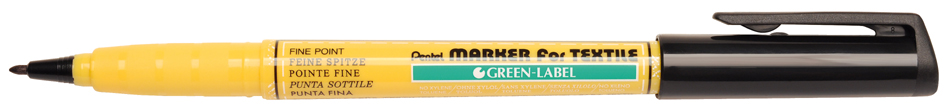 3474370310019 - Markierstift für Textilien GREEN-LABEL NM10 schwarz