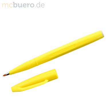 3474370520074 - 0 Filzstift Fasermaler Sign Pen 08mm ge 08 mm Gelb