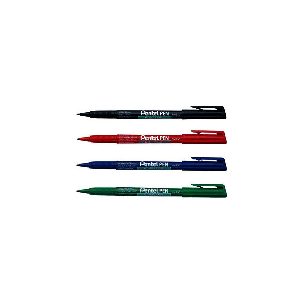 3474370550019 - Permanentmarker GreenLabel NMS50 schwarz 1mm Rundspitze 3474370550019 Pentel