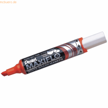 3474374600062 - 12 x Whiteboardmarker Maxiflo 2-59mm Keilspitze orange