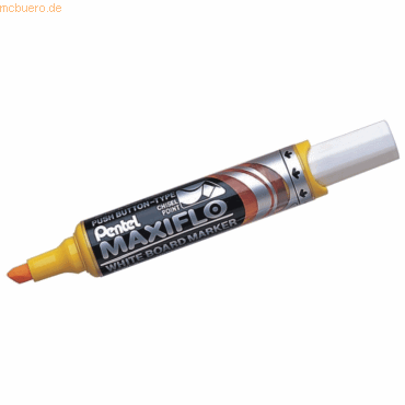 3474374600079 - 12 x Whiteboardmarker Maxiflo 2-59mm Keilspitze gelb