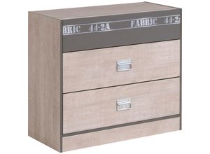 3480940192817 - Kommode Sideboard Fabric 7 Esche-grau