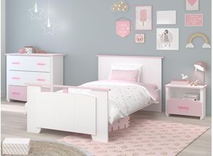 3480940263043 - Parisot Kinderzimmer Biotiful 3 3-tlg Weiss   Rosa