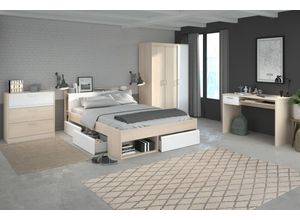 3480940284529 - Parisot Schlafzimmer   Jugendzimmer Most 75 4-teilig 140-ziger Bett