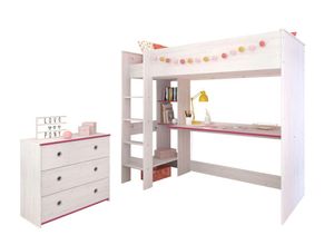 3480940291848 - Parisot Kinderzimmer 2-tlg Smoozy 29 - Kanten drehbar - Pink oder Blau