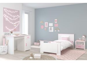 3480940292579 - Parisot Kinderzimmer Biotiful 15 3-tlg Weiss   Rosa