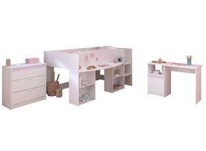 3480940298182 - Kinderzimmer Set 3tlg Pirouette 15 Weiß