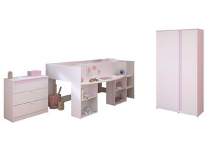 3480940298229 - Kinderzimmer Set 3tlg Pirouette 12 Weiß