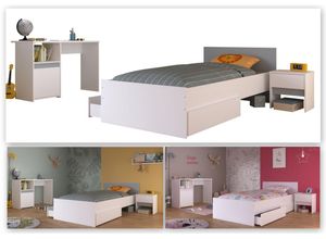 3480940298465 - Parisot Kinderzimmer 4-tlg Pirouette 27 - Farbige Einsätze drehbar - Rosa oder Grau