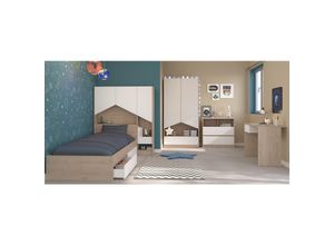 3480940299011 - Kinderzimmer 6-tlg Shelter 1 Eiche Jackson - Weiß