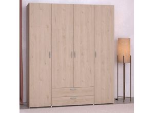 3480940300588 - Parisot Kleiderschrank 4-türig Daily 11 - Eiche