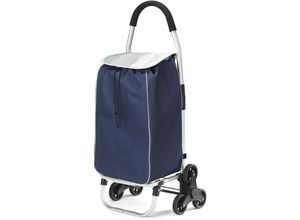 3485617778912 - Marktkinderwagen 6 Räder 46l blau grau - easypouss trio - kitchen chef