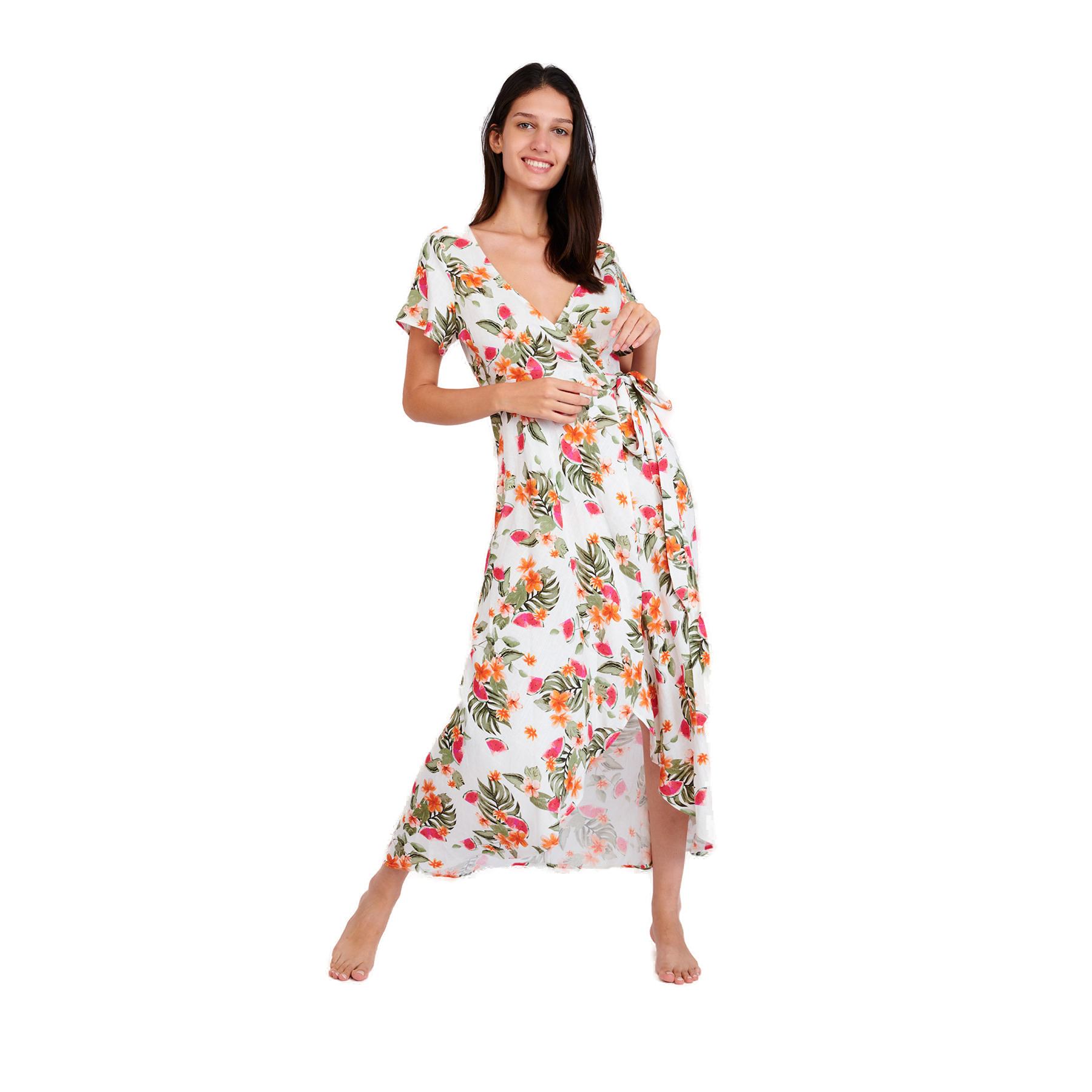 3500300014082 - Kleid Frau Banana Moon Gulia Palmrosed