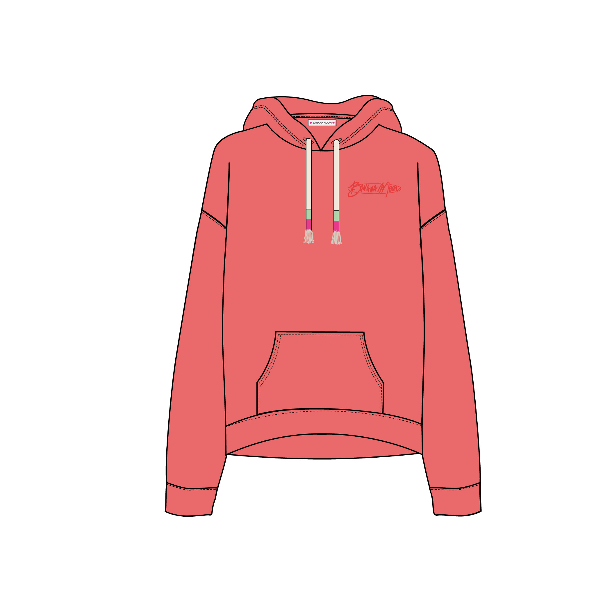 3500300808308 - Hoodie Damen Banana Moon Brooks Sherkan