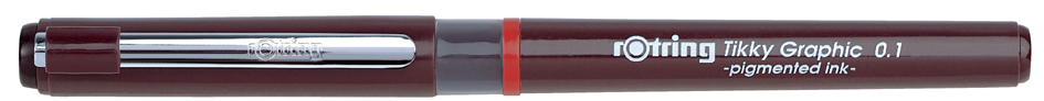 3501170814734 - rOtring Tikky-Grafik Fineliner Filzstifte | 1 mm | schwarze Tinte | 12 Stück