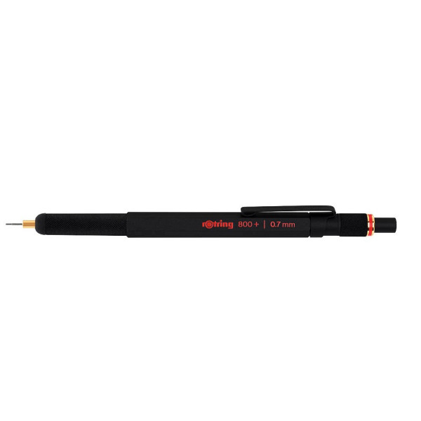 3501179001821 - 800+ Feinminenstift 07mm u Touchscreen-Stylus mattschwarz 3501179001821 rotring 1900182