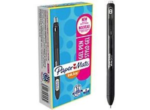 3501179578309 - Papermate InkJoy Gelschreiber 07 mm Schwarz 12 Stück