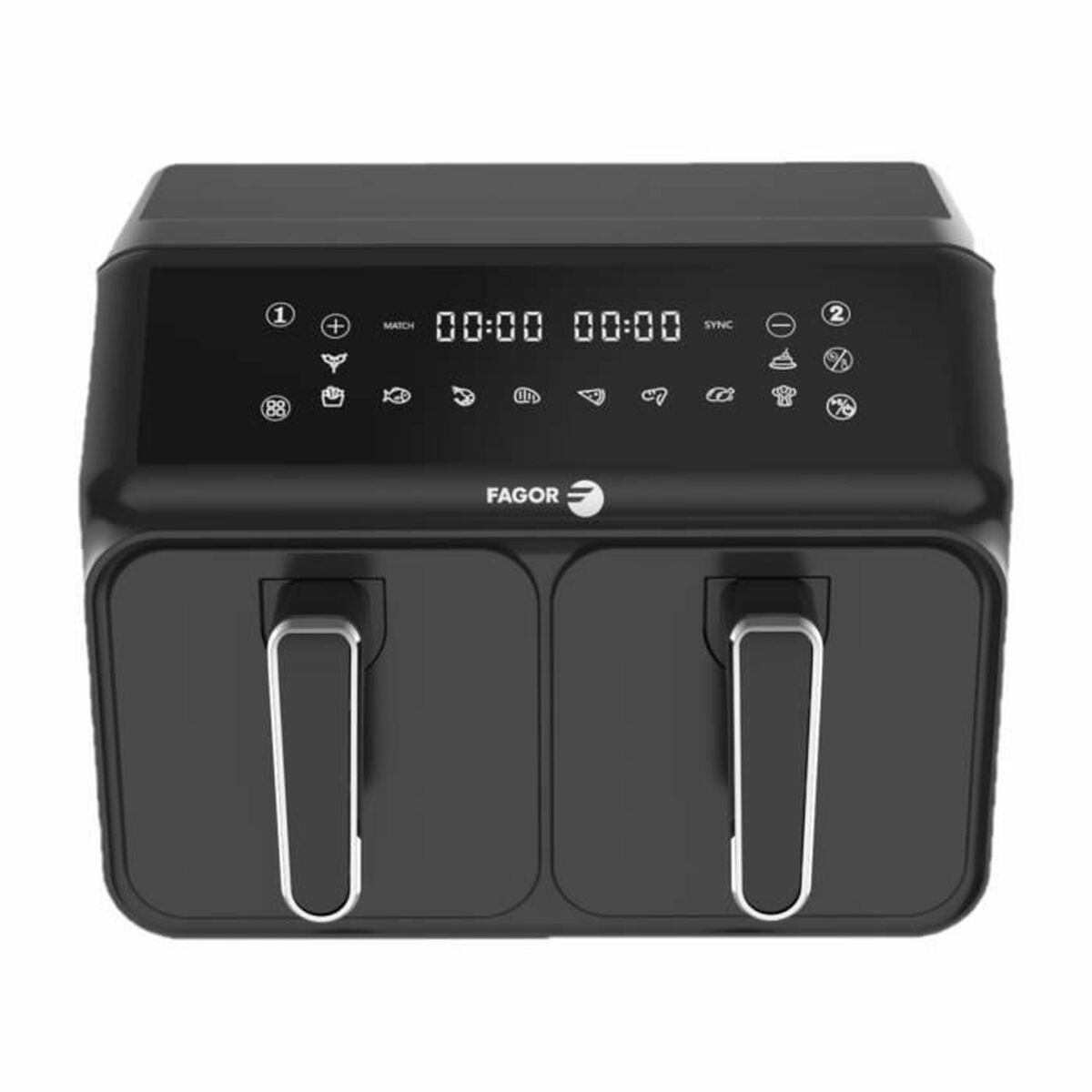 3508510207584 - Heißluftfritteuse FG2X4L Schwarz noir 2200 W 8 L 3508510207584 - Heißluftfritteuse FG2X4L Schwarz noir 2200 W 8 L