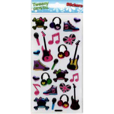 3510050001454 - Stickers tweeny | Stickers E-Gitarre | Aufkleber