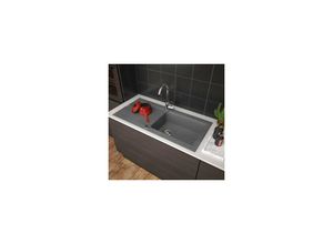 3512343005736 - Carea Cuisine&bain - Einbauspüle omega 1 xl Becken - Farbe - Betongrau - Betongrau