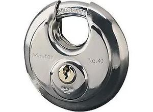 3520190092861 - Master lock Vorhängeschloss 40EURD 7 x 28 x 96 cm Vorhängeschloss Edelstahl Grau