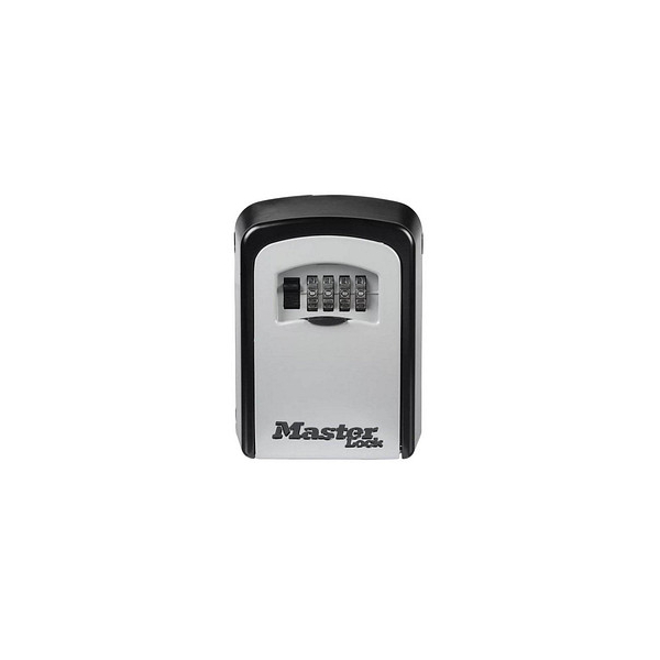 3520190922380 - Master Lock Schlüsselsafe Select Access® 5401EURD Medium  Witterungsbeständiger Schlüsselkasten aus Aluminium 1 Stück schwarz und grau