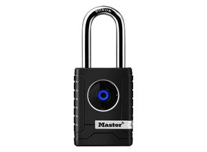 3520190943033 - Bluetooth Vorhangschloss 4401 - Schwarz   Silber - Master Lock