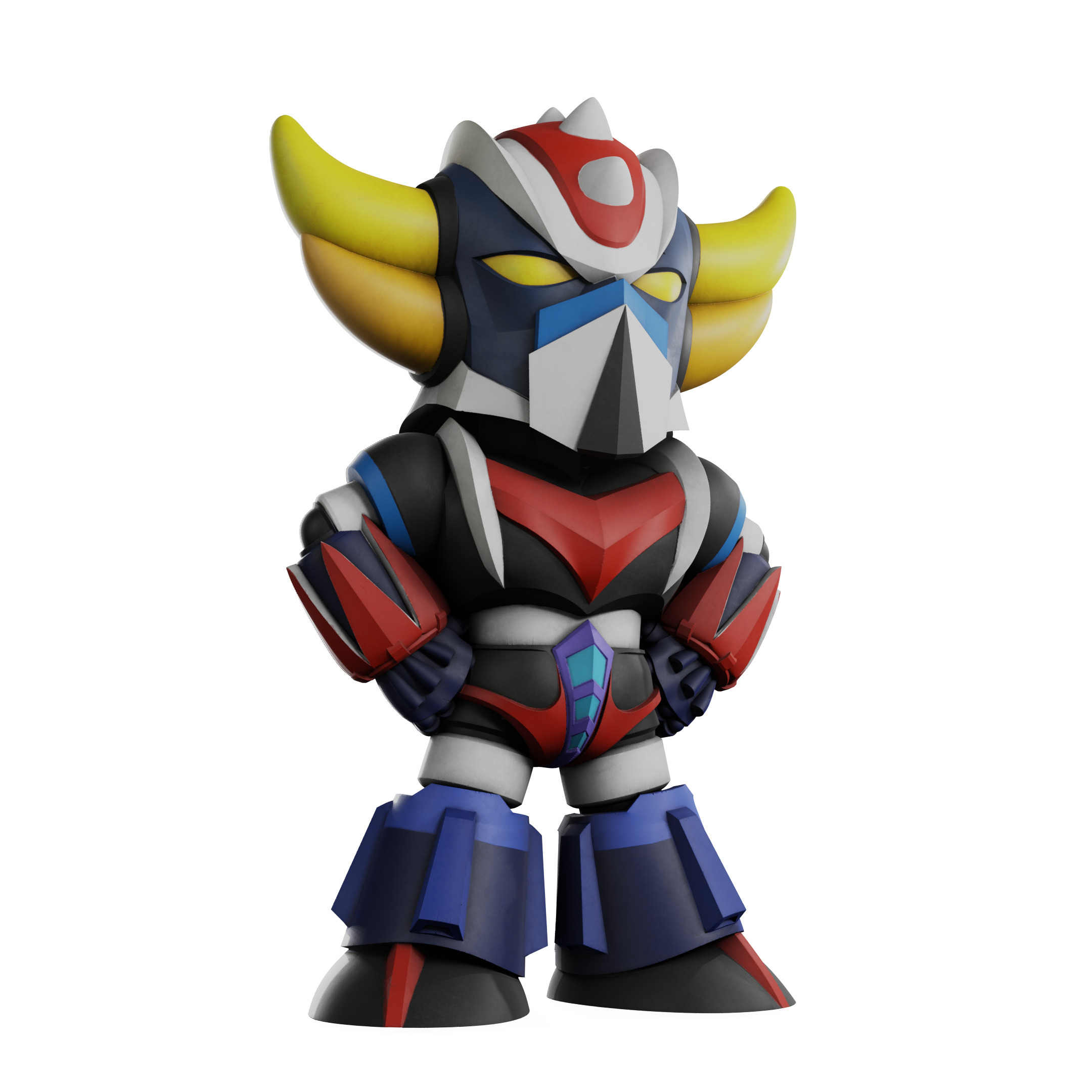 3521320801803 - Stehendes Sparschwein Chibi Goldorak