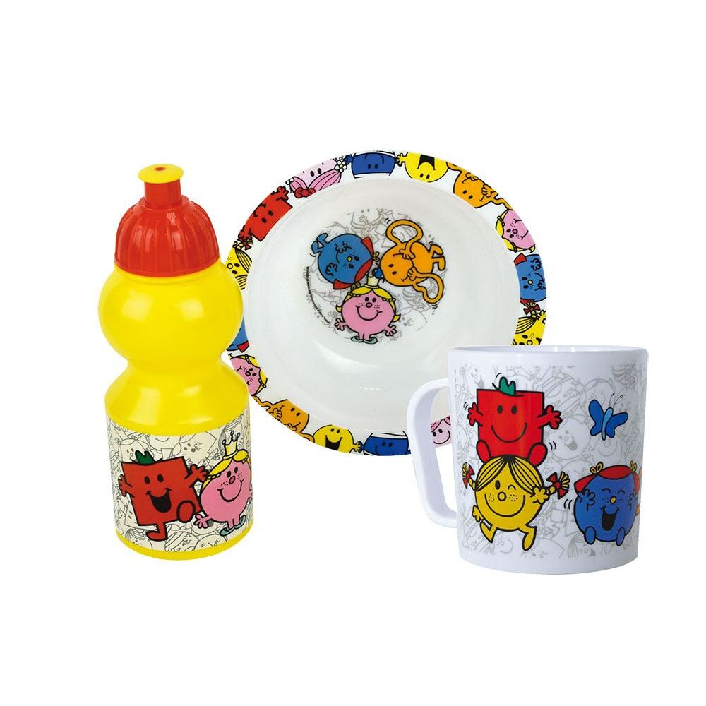 3524550064857 - Geschirrset mit Trinkflasche Monsieur Madame