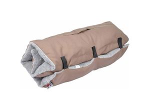 3526781048132 - Love Story - Reisebett für Hunde bicolore 80 x 50 cm khaki+grau