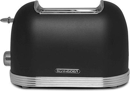 3527570055621 - Retro-Toaster mit 2 Schlitzen - SCTO2B - Schwarz Matt