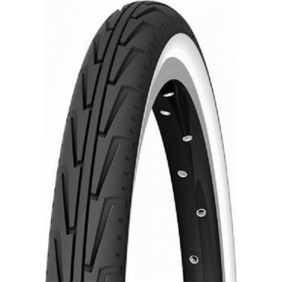 3528703251255 - Michelin Strada City Junior 20x175 Schwarz Weiß - Ideal für Jugendfahrräder
