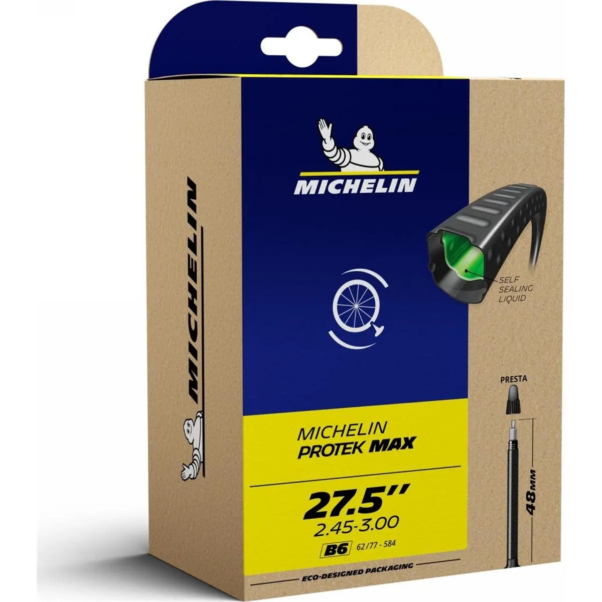 3528708178601 - Michelin Schlauch 275x245-30 B6 Protek Max mit 48mm Presta Ventil