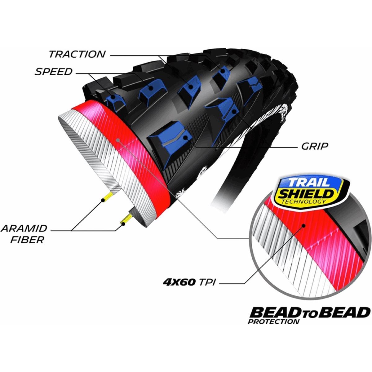 3528709052269 - All Mountain Reifen Force AM 29x235 58-622 TR Faltbar Schwarz Hinten