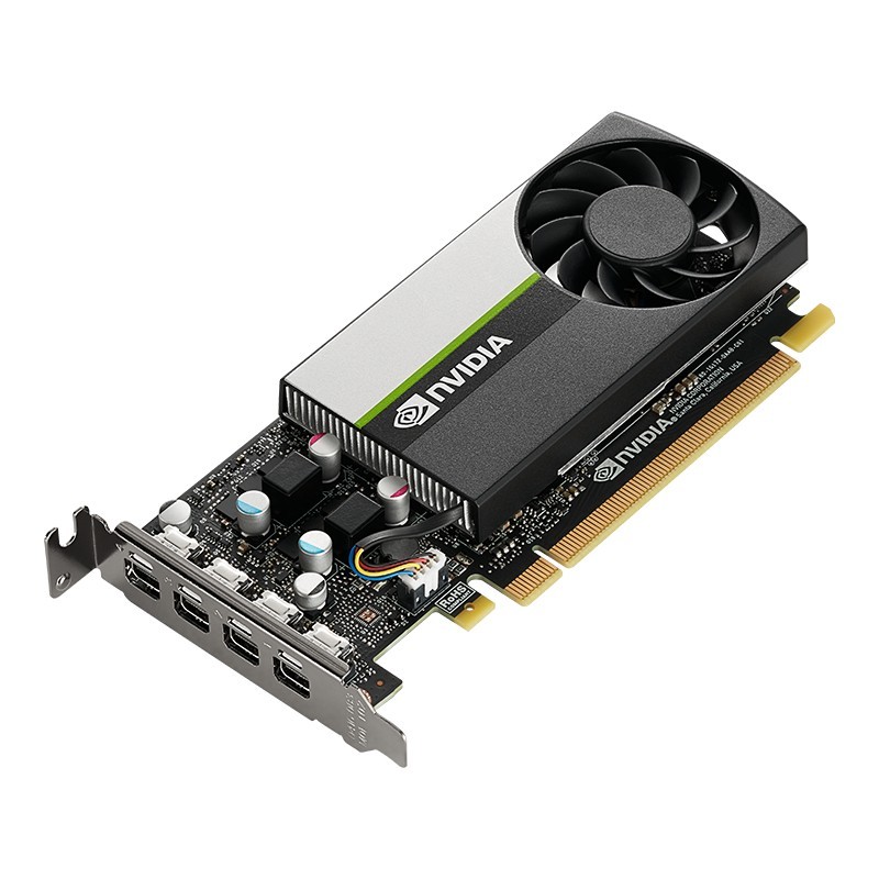 3536403384722 - PNY VCNT1000-SB NVIDIA T1000 4 GB GDDR6 4x MINI DISPLAYPORT PCI EXPRESS 30 LP – ATX-HALTERUNG KLEINE BOX