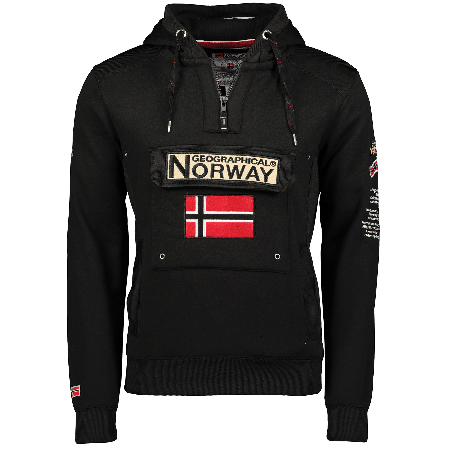 3543115907484 - Kapuzensweatshirt mit Kängurutasche Geographical Norway Gymclass
