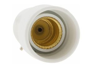 3545411407910 - Adapter für Lampenfassung B22 auf E14 - Weiß - Zenitech