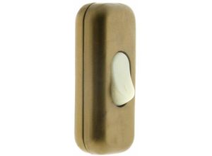 3545411996148 - Inotech - Schnurschalter 1-polig 2A leuchtend - Gold - Zenitech