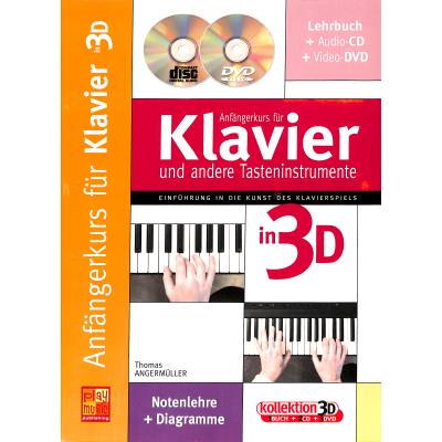 3555111301746 - Anfängerkurs für Klavier und andere Tasteninstrumente in 3 D