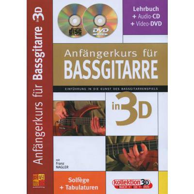 3555111301876 - Anfängerkurs für Bassgitarre in 3 D